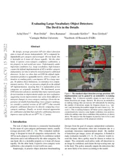 Evaluating Large-Vocabulary Object Detectors: The Devil is in the
  Details