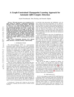 A Graph-Constrained Changepoint Learning Approach for Automatic
  QRS-Complex Detection