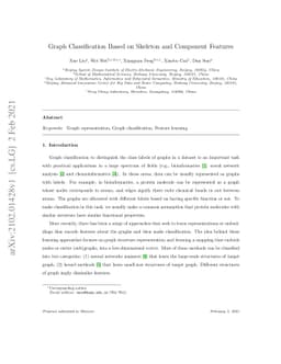 Graph Classification Based on Skeleton and Component Features