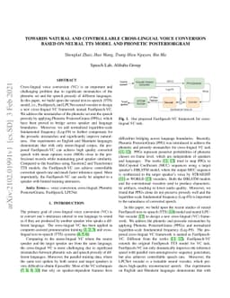 Towards Natural and Controllable Cross-Lingual Voice Conversion Based on
  Neural TTS Model and Phonetic Posteriorgram