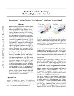 Feedback in Imitation Learning: The Three Regimes of Covariate Shift
