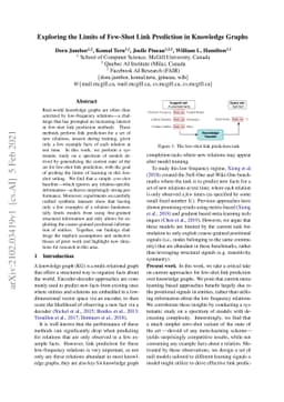 Exploring the Limits of Few-Shot Link Prediction in Knowledge Graphs