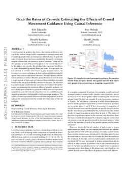 Grab the Reins of Crowds: Estimating the Effects of Crowd Movement
  Guidance Using Causal Inference