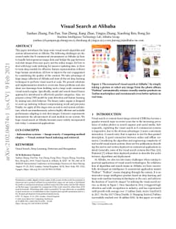 Visual Search at Alibaba