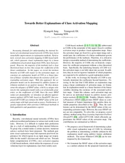 Towards Better Explanations of Class Activation Mapping
