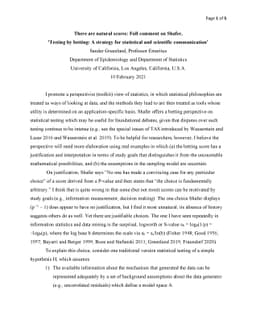 There are natural scores: Full comment on Shafer, "Testing by betting: A
  strategy for statistical and scientific communication"