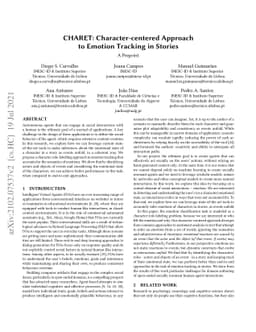 CHARET: Character-centered Approach to Emotion Tracking in Stories