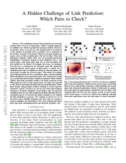 A Hidden Challenge of Link Prediction: Which Pairs to Check?