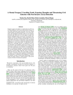 A Mental Trespass? Unveiling Truth, Exposing Thoughts and Threatening
  Civil Liberties with Non-Invasive AI Lie Detection