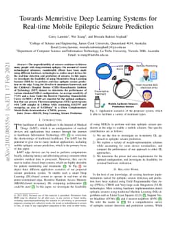 Towards Memristive Deep Learning Systems for Real-time Mobile Epileptic
  Seizure Prediction
