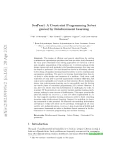 SeaPearl: A Constraint Programming Solver guided by Reinforcement
  Learning