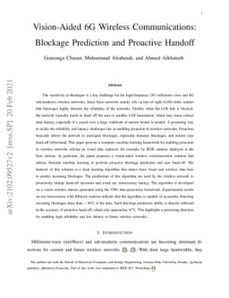 Vision-Aided 6G Wireless Communications: Blockage Prediction and
  Proactive Handoff