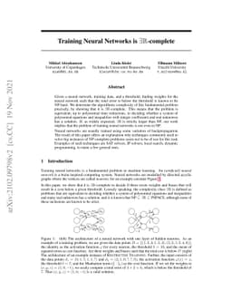 Training Neural Networks is $\exists\mathbb R$-complete