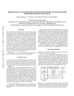 AISPEECH-SJTU accent identification system for the Accented English
  Speech Recognition Challenge