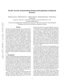 PCaaD: Towards Automated Determination and Exploitation of Industrial
  Processes