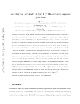 Learning to Persuade on the Fly: Robustness Against Ignorance