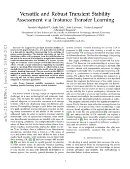 Versatile and Robust Transient Stability Assessment via Instance
  Transfer Learning