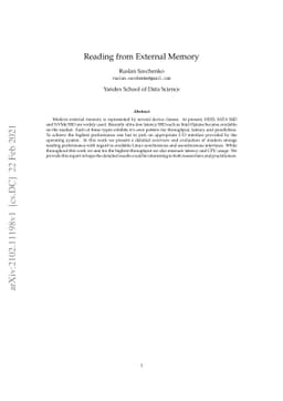 Reading from External Memory