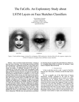 The FaCells. An Exploratory Study about LSTM Layers on Face Sketches
  Classifiers