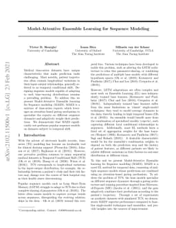 Model-Attentive Ensemble Learning for Sequence Modeling