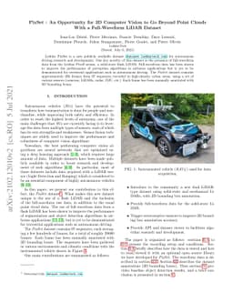 PixSet : An Opportunity for 3D Computer Vision to Go Beyond Point Clouds
  With a Full-Waveform LiDAR Dataset