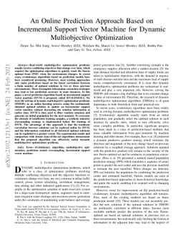 An Online Prediction Approach Based on Incremental Support Vector
  Machine for Dynamic Multiobjective Optimization