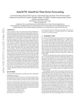 AutoAI-TS: AutoAI for Time Series Forecasting