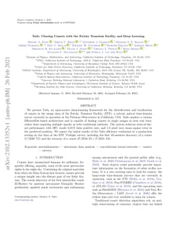 Tails: Chasing Comets with the Zwicky Transient Facility and Deep
  Learning