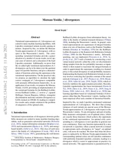 Moreau-Yosida $f$-divergences