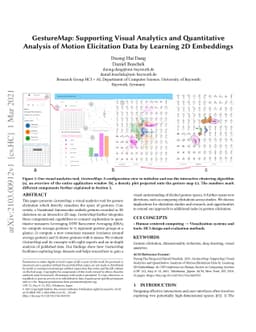 GestureMap: Supporting Visual Analytics and Quantitative Analysis of
  Motion Elicitation Data by Learning 2D Embeddings