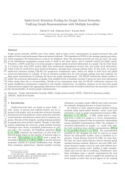 Multi-Level Attention Pooling for Graph Neural Networks: Unifying Graph
  Representations with Multiple Localities