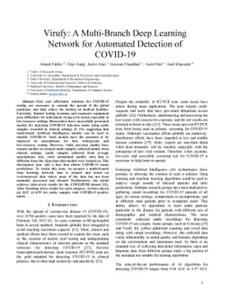 Virufy: A Multi-Branch Deep Learning Network for Automated Detection of
  COVID-19