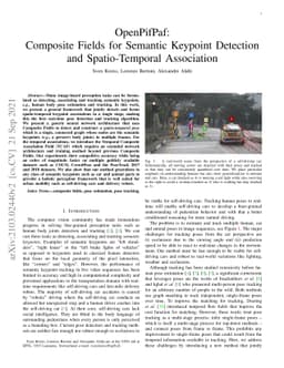 OpenPifPaf: Composite Fields for Semantic Keypoint Detection and
  Spatio-Temporal Association