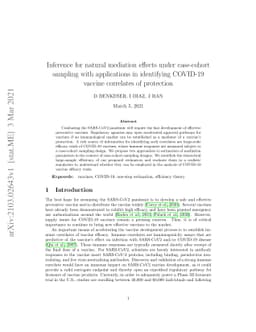 Inference for natural mediation effects under case-cohort sampling with
  applications in identifying COVID-19 vaccine correlates of protection
