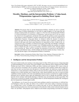 Morality, Machines and the Interpretation Problem: A Value-based,
  Wittgensteinian Approach to Building Moral Agents