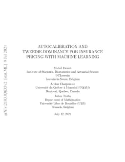 Autocalibration and Tweedie-dominance for Insurance Pricing with Machine
  Learning
