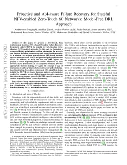 Proactive and AoI-aware Failure Recovery for Stateful NFV-enabled
  Zero-Touch 6G Networks: Model-Free DRL Approach