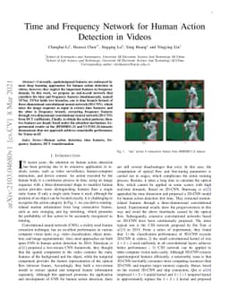 Time and Frequency Network for Human Action Detection in Videos