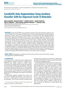 CovidGAN: Data Augmentation Using Auxiliary Classifier GAN for Improved
  Covid-19 Detection