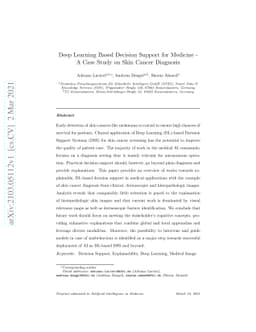 Deep Learning Based Decision Support for Medicine -- A Case Study on
  Skin Cancer Diagnosis