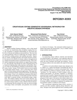 CreativeGAN: Editing Generative Adversarial Networks for Creative Design
  Synthesis