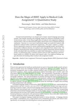 Does the Magic of BERT Apply to Medical Code Assignment? A Quantitative
  Study