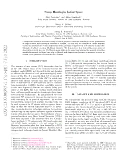 Bump Hunting in Latent Space
