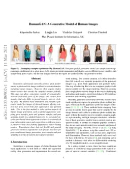HumanGAN: A Generative Model of Humans Images