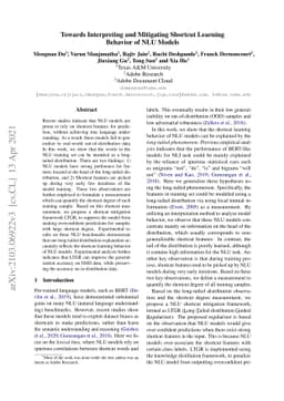 Towards Interpreting and Mitigating Shortcut Learning Behavior of NLU
  Models