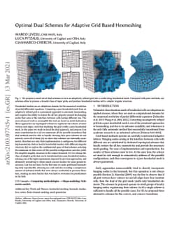 Optimal Dual Schemes for Adaptive Grid Based Hexmeshing
