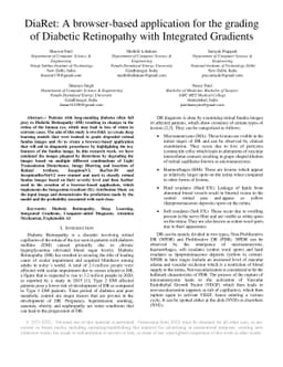 DiaRet: A browser-based application for the grading of Diabetic
  Retinopathy with Integrated Gradients