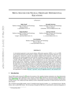 Meta-Solver for Neural Ordinary Differential Equations