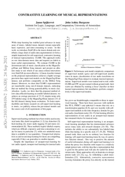 Contrastive Learning of Musical Representations