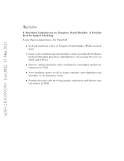 A Statistical Introduction to Template Model Builder: A Flexible Tool
  for Spatial Modeling